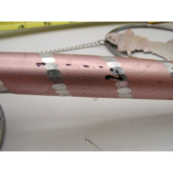 Angel Wind Chimes Pink Silver Metal Rings Pretty Sounds Home Decoration Hanging - Picture 6 of 9